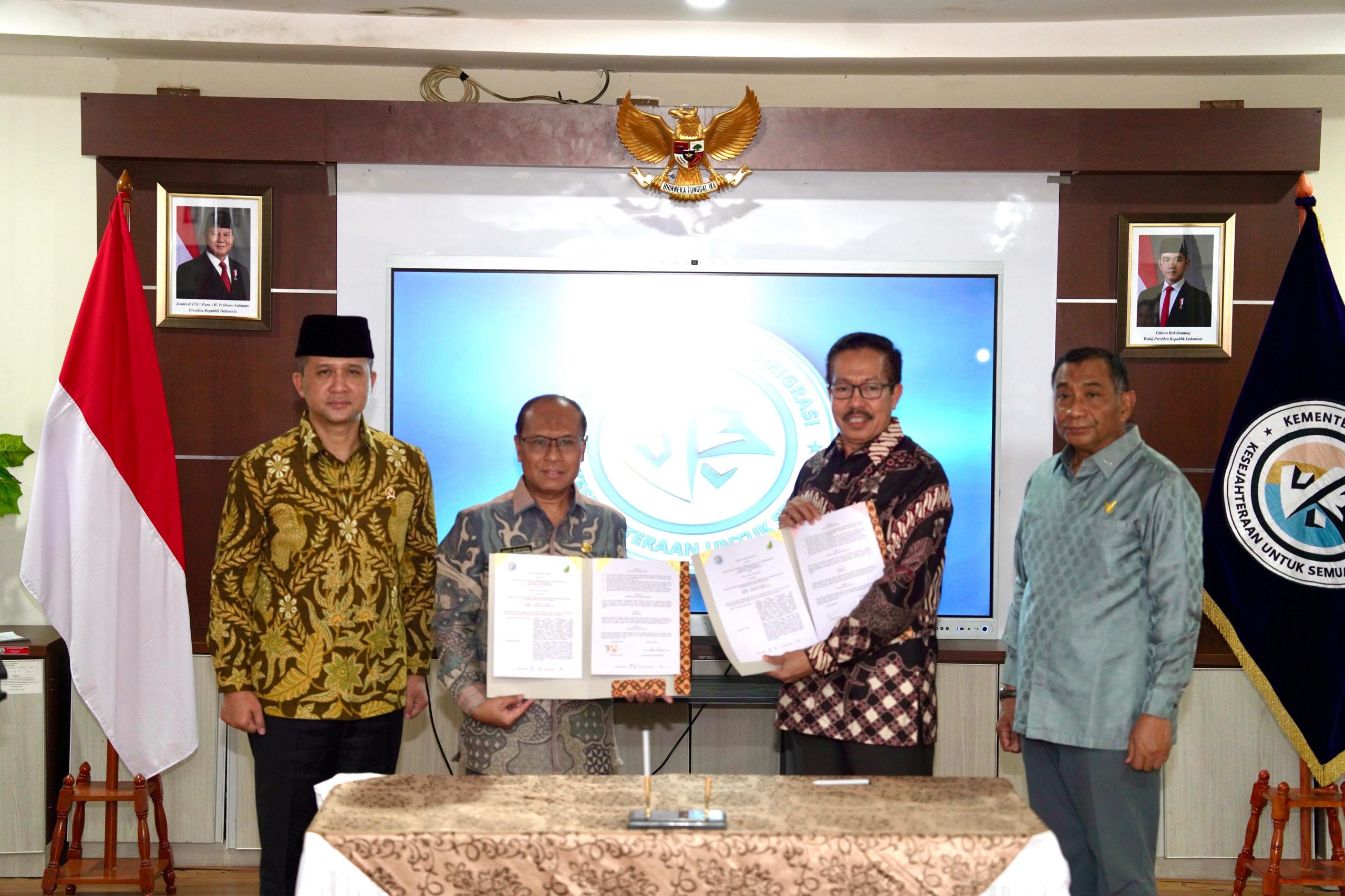Kementerian Transmigrasi mengajak kolaborasi Pandu Tani Indonesia (Patani) sebagai langkah konkret mempercepat pembangunan