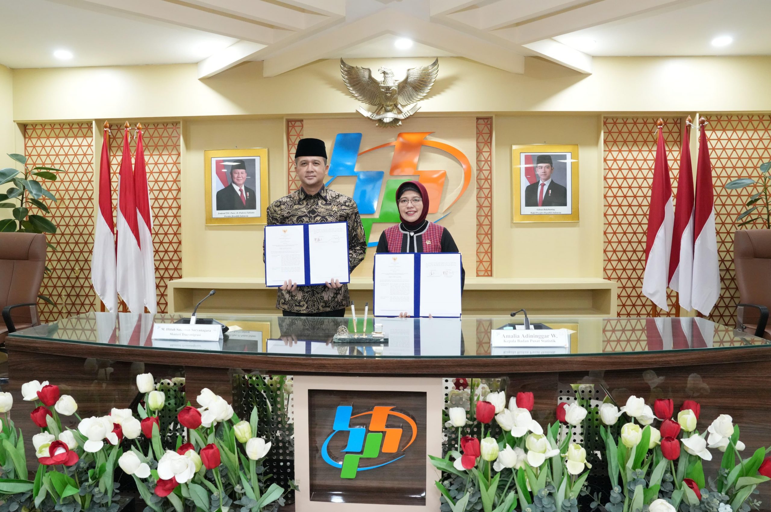 Untuk itu, Kementerian Transmigrasi berkolaborasi dengan Badan Pusat Statistik (BPS) untuk mendapatkan data yang akurat